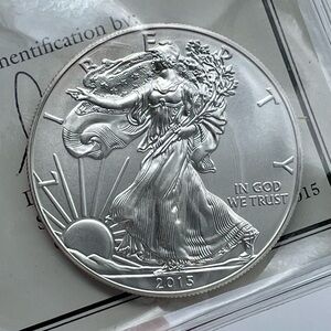 2015 Silver American Eagle Coin 1 Oz Fine Silver GovMint